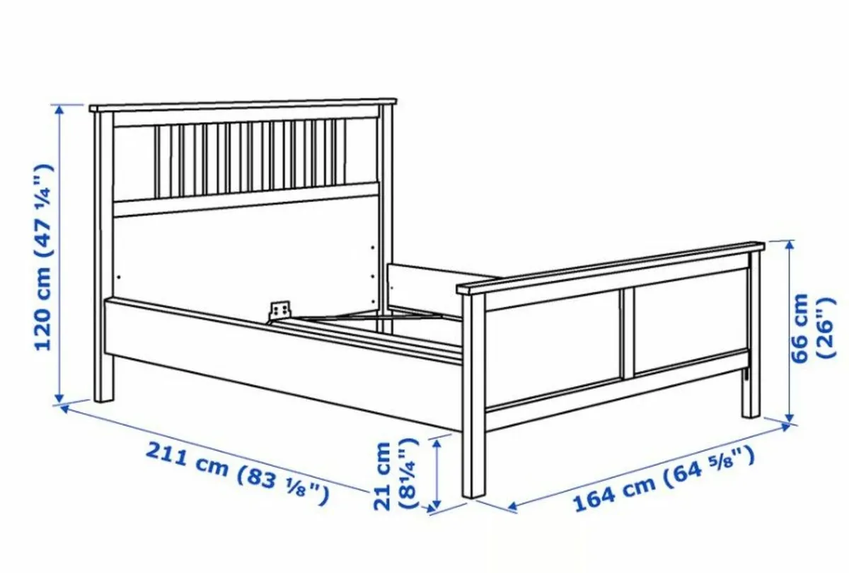 King Bed & Mattress - Image 2