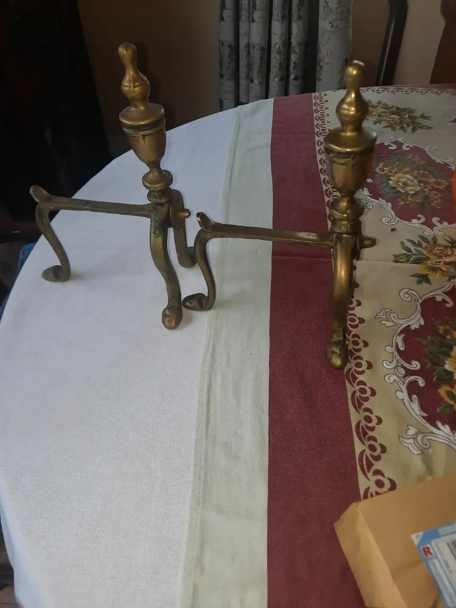 Antique fire dogs - Image 3