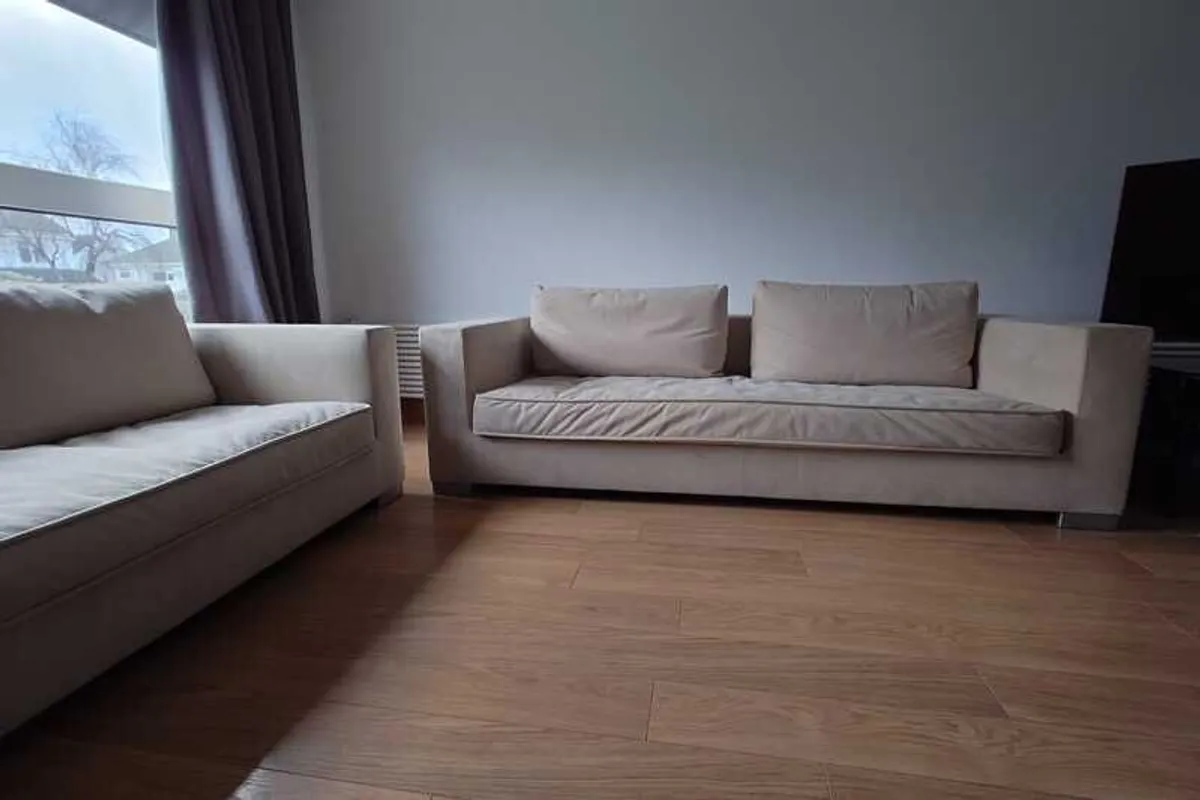 SALE AGREED - Ligne Roset Designer Sofa Set - Alcantara Upholstery - Image 1