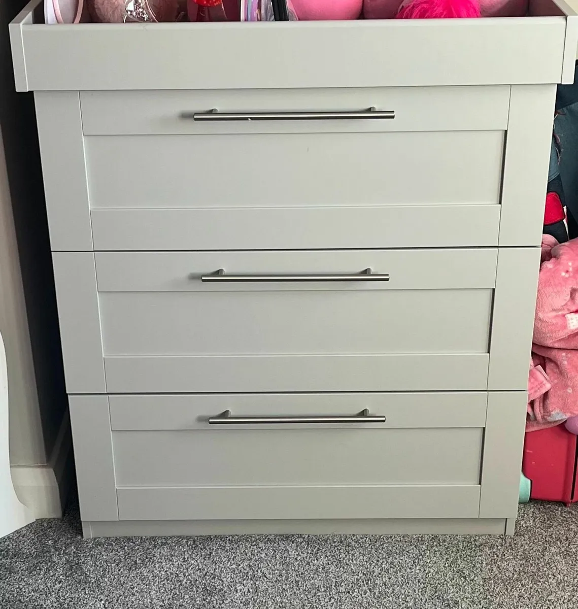 Kids Warerobe & Chest of Drawers/changing table - Image 2