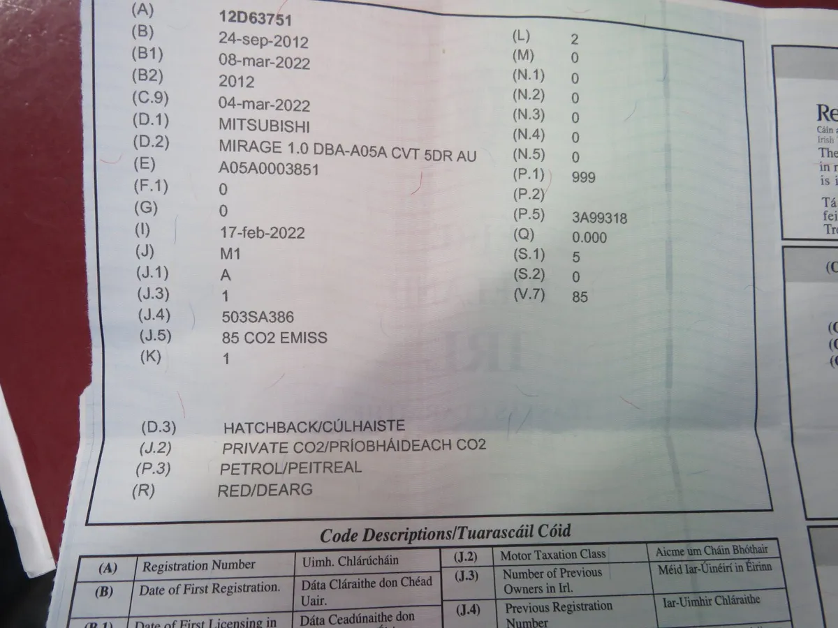 Mitsubishi Mirage 2012 5DR AUTOMATIC - Image 2