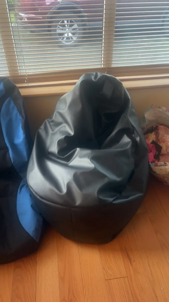 Leather Bean Bag - Image 4