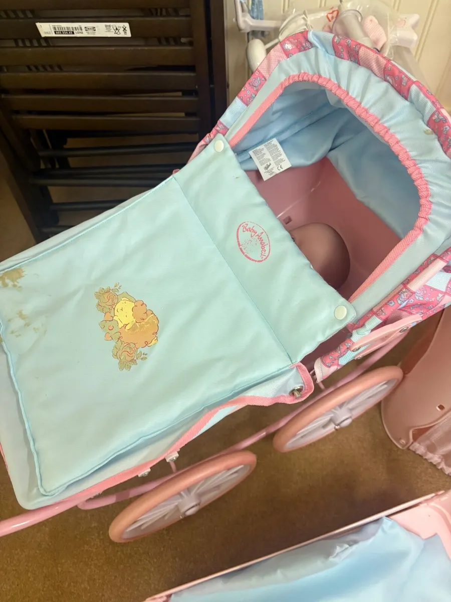 Baby Annabel pram, coat and changing unit - Image 3