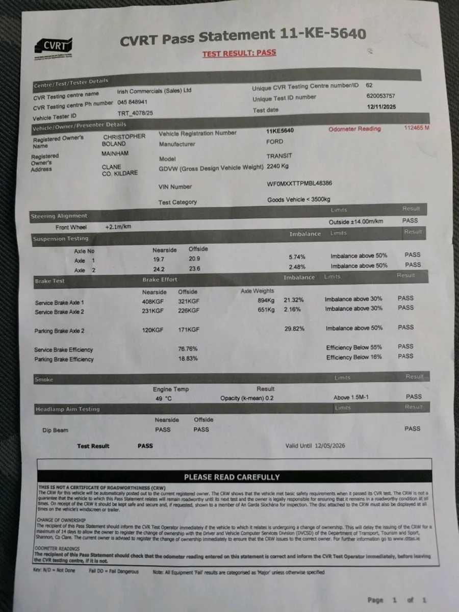 Rare Crewbab 5 Seat 11 Ford Transit Connect 1.8 - Image 4