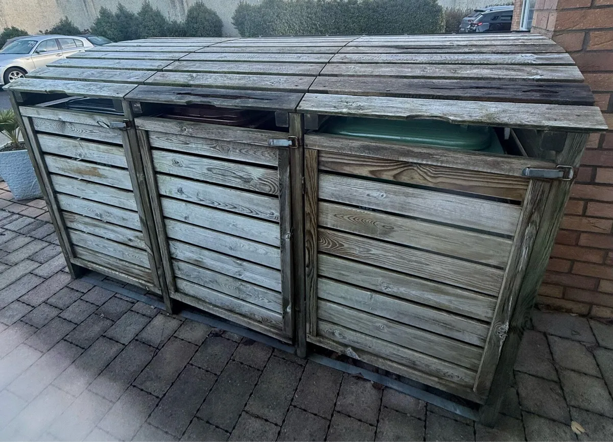 3 bin shed