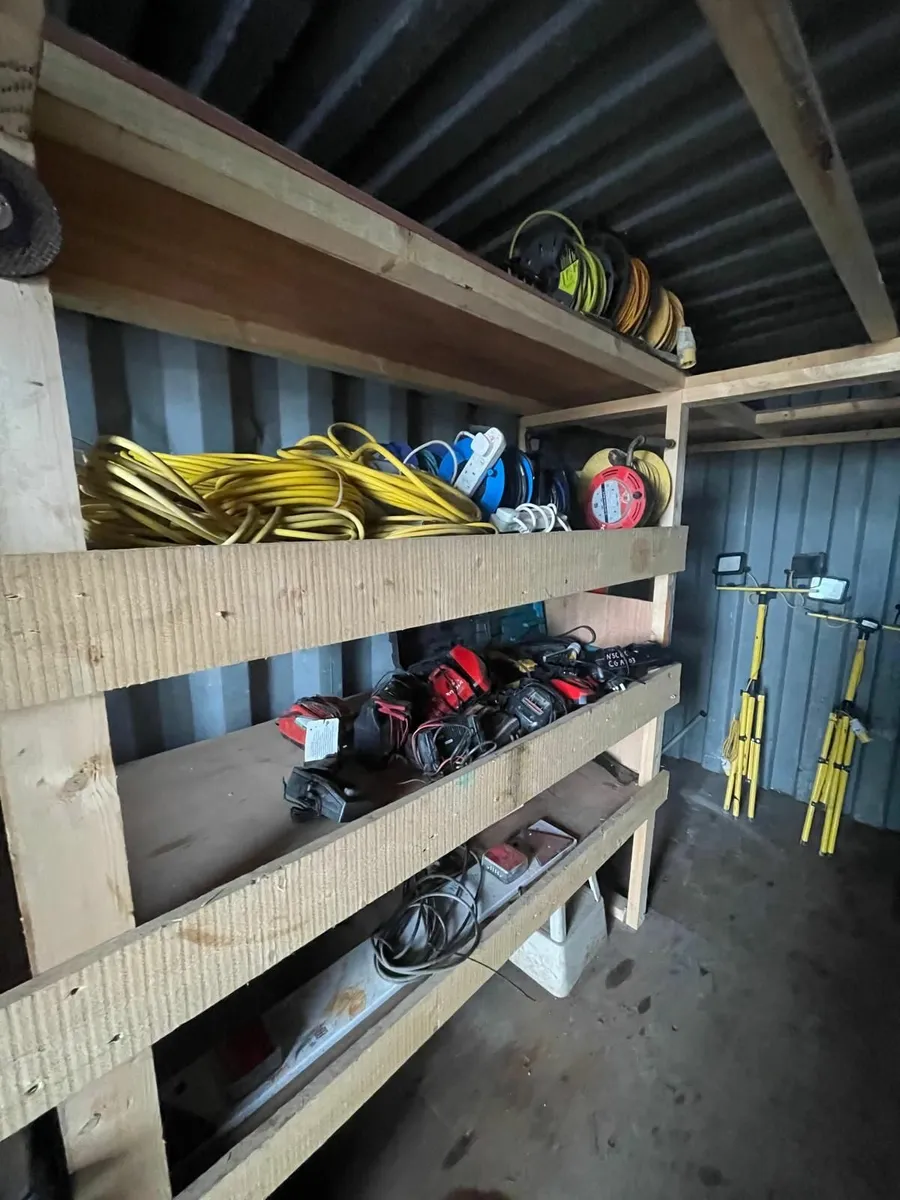 Large selection of surplus tools and containers. - Image 2