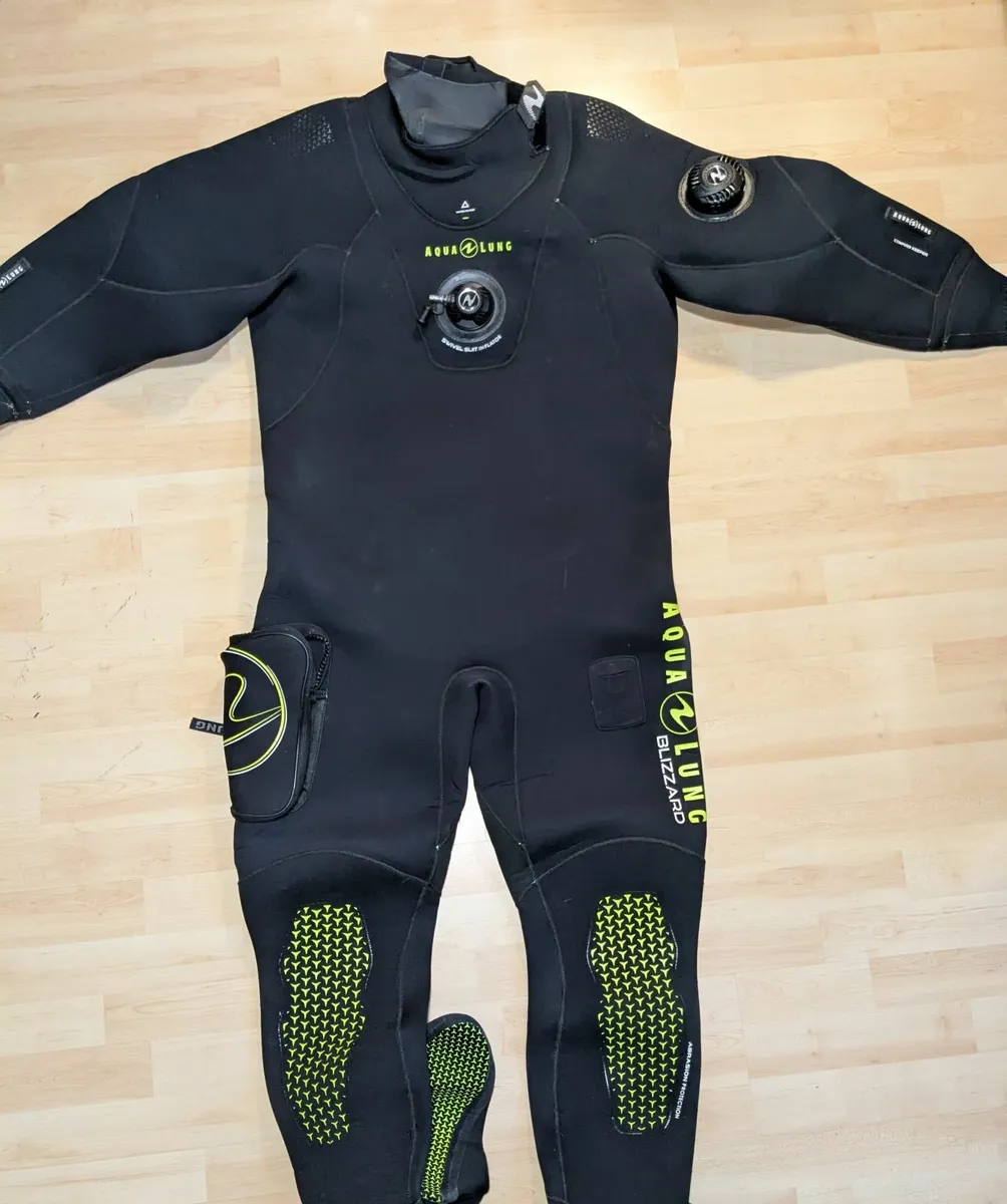 Aqualung Blizzard Scuba Drysuit Men's L - Image 1