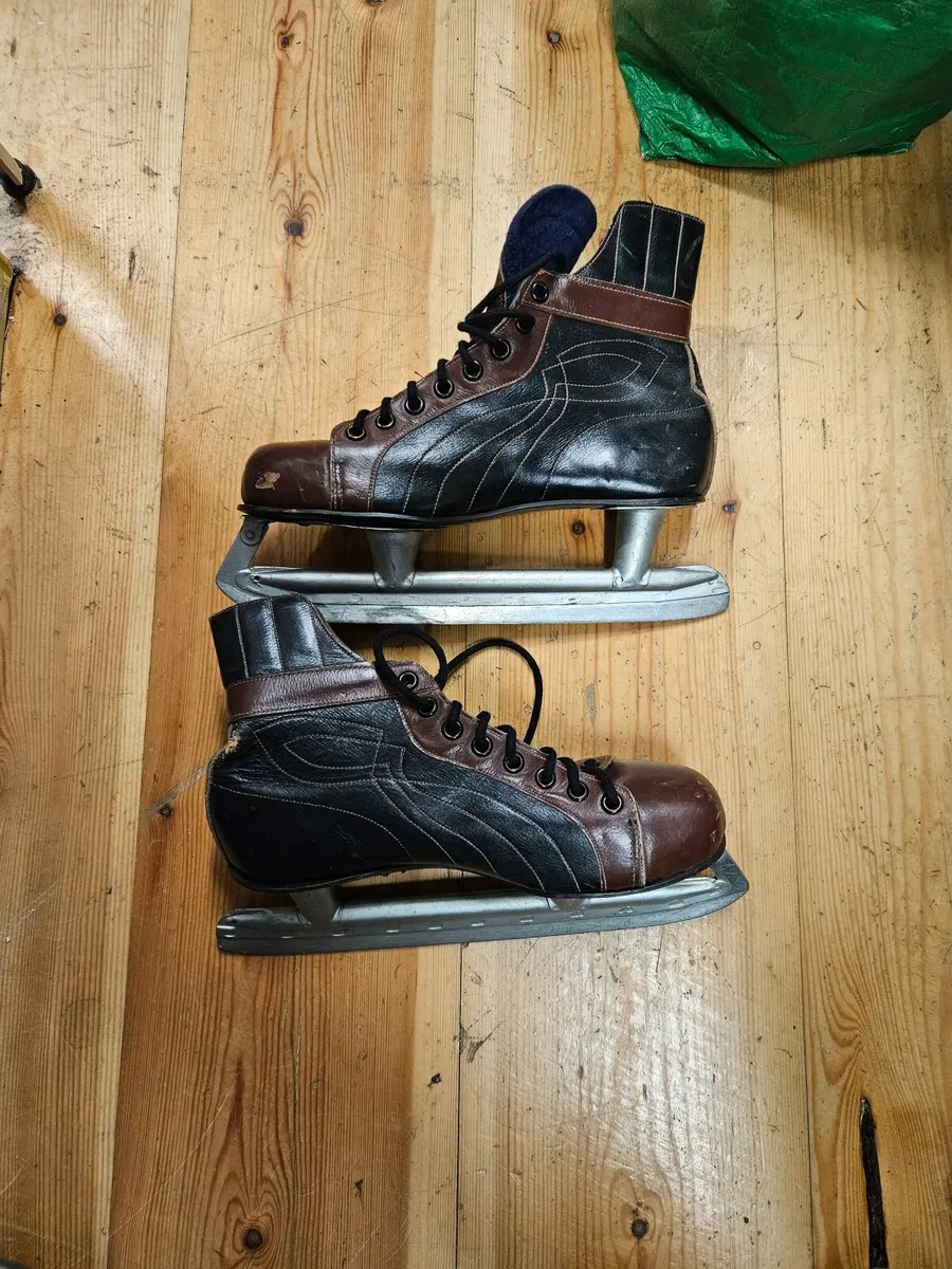 Vintage Ice Skating Boots - Image 1