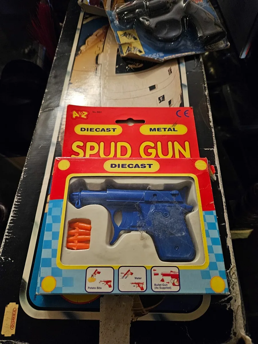 Vintage Retro Childs Diecast Toy Gun