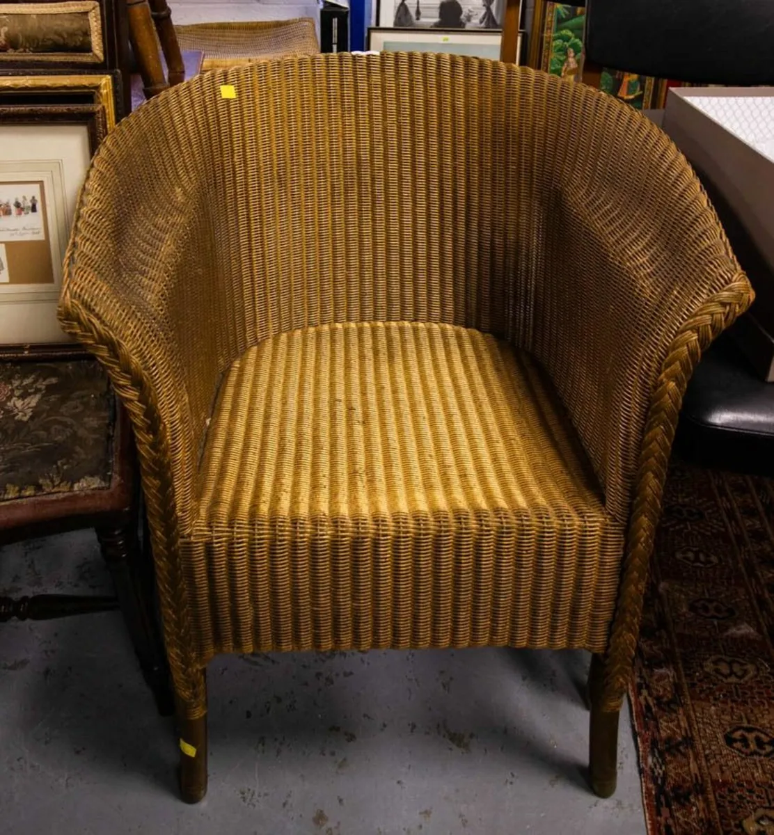 Llyod loom gold chair