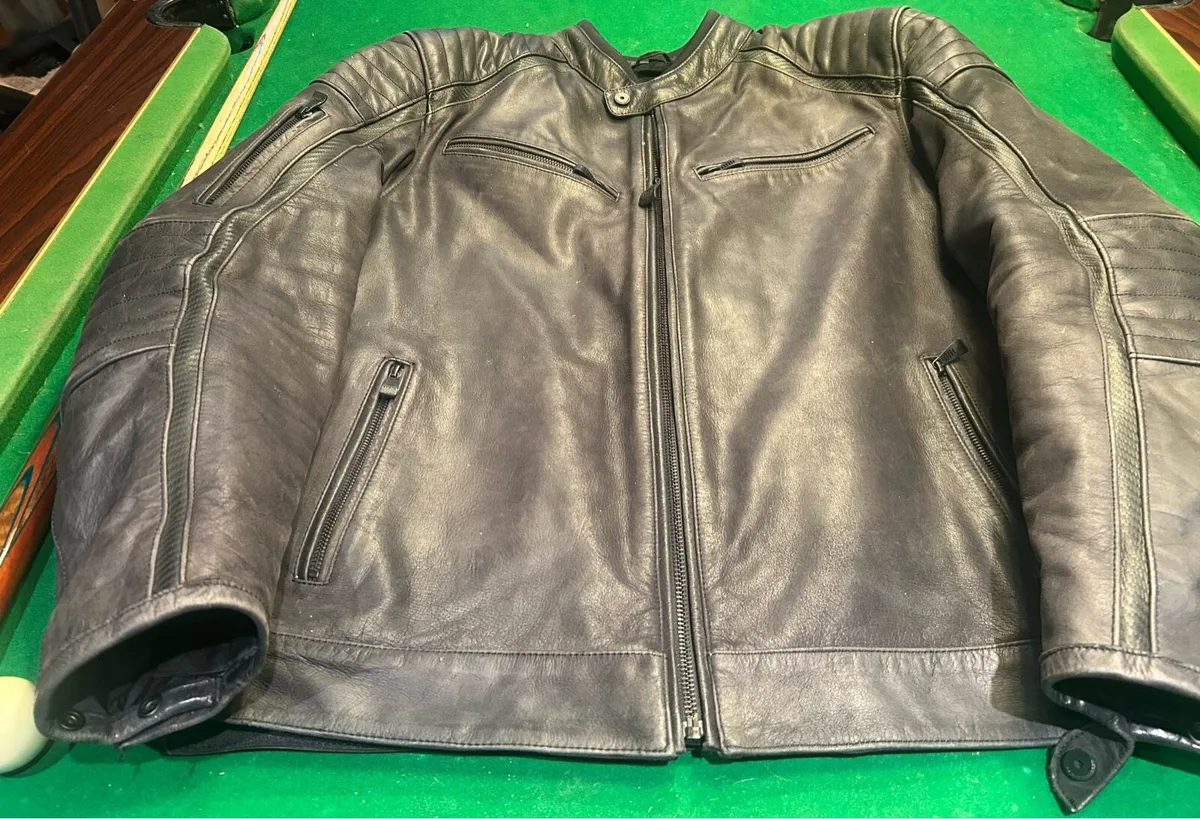Harley Davidson leather motorcycle jacket - Image 1