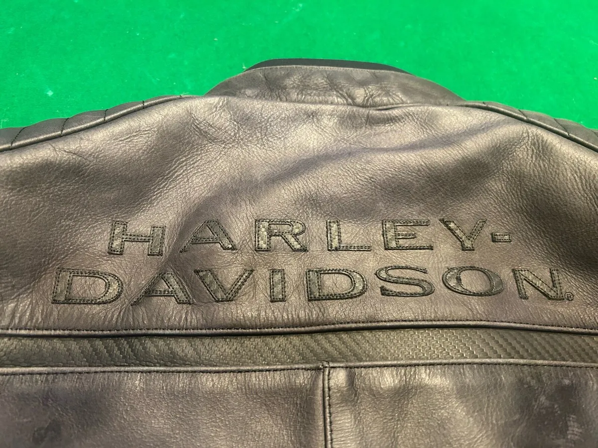 Harley Davidson leather motorcycle jacket - Image 2