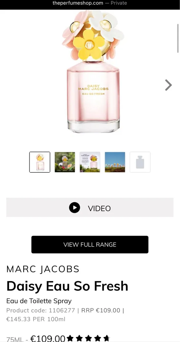 Marc Jacobs Daisy Eau So Fresh Perfume 75ml - Image 2