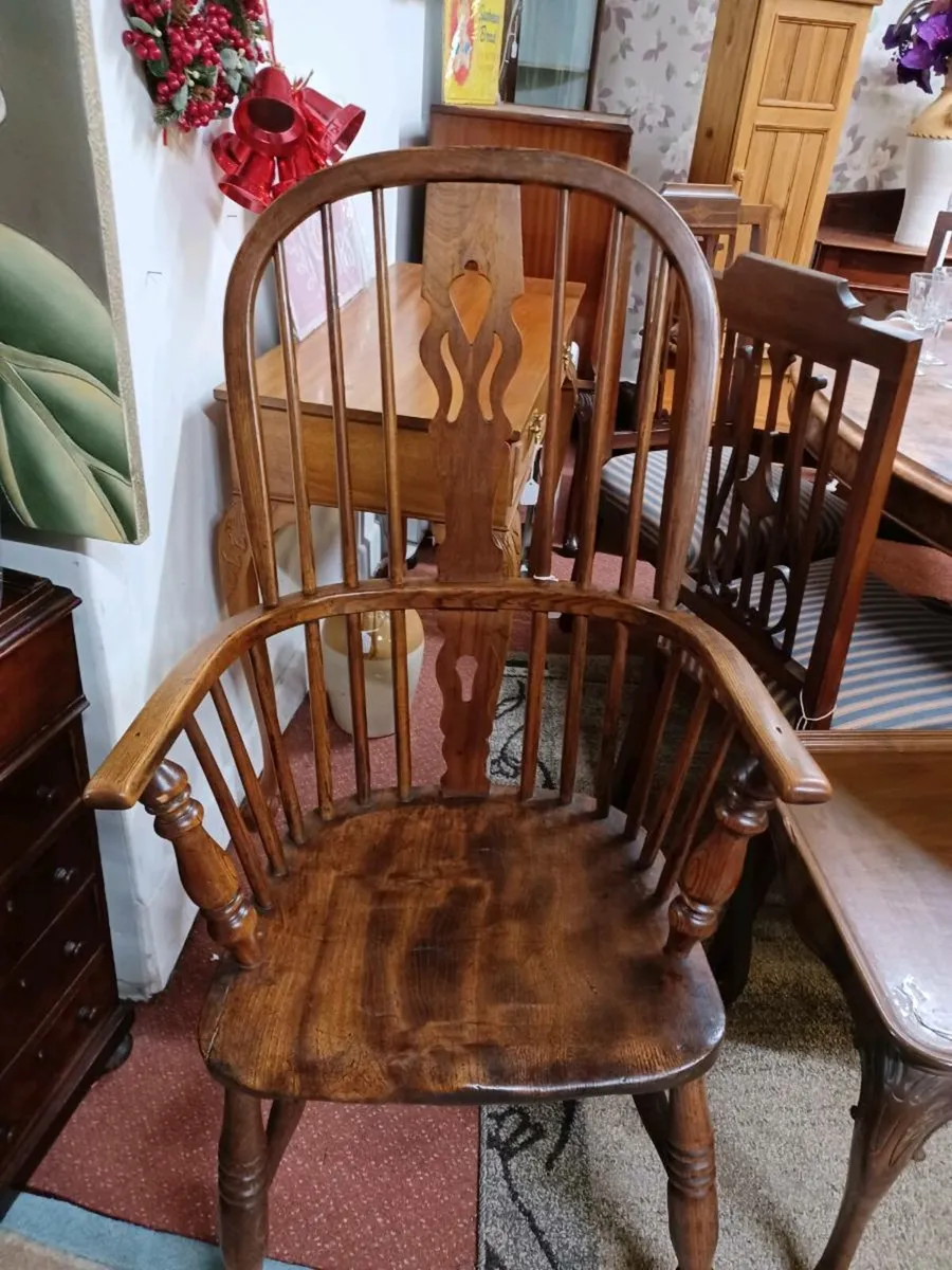 2 Windsor armchairs - Image 1