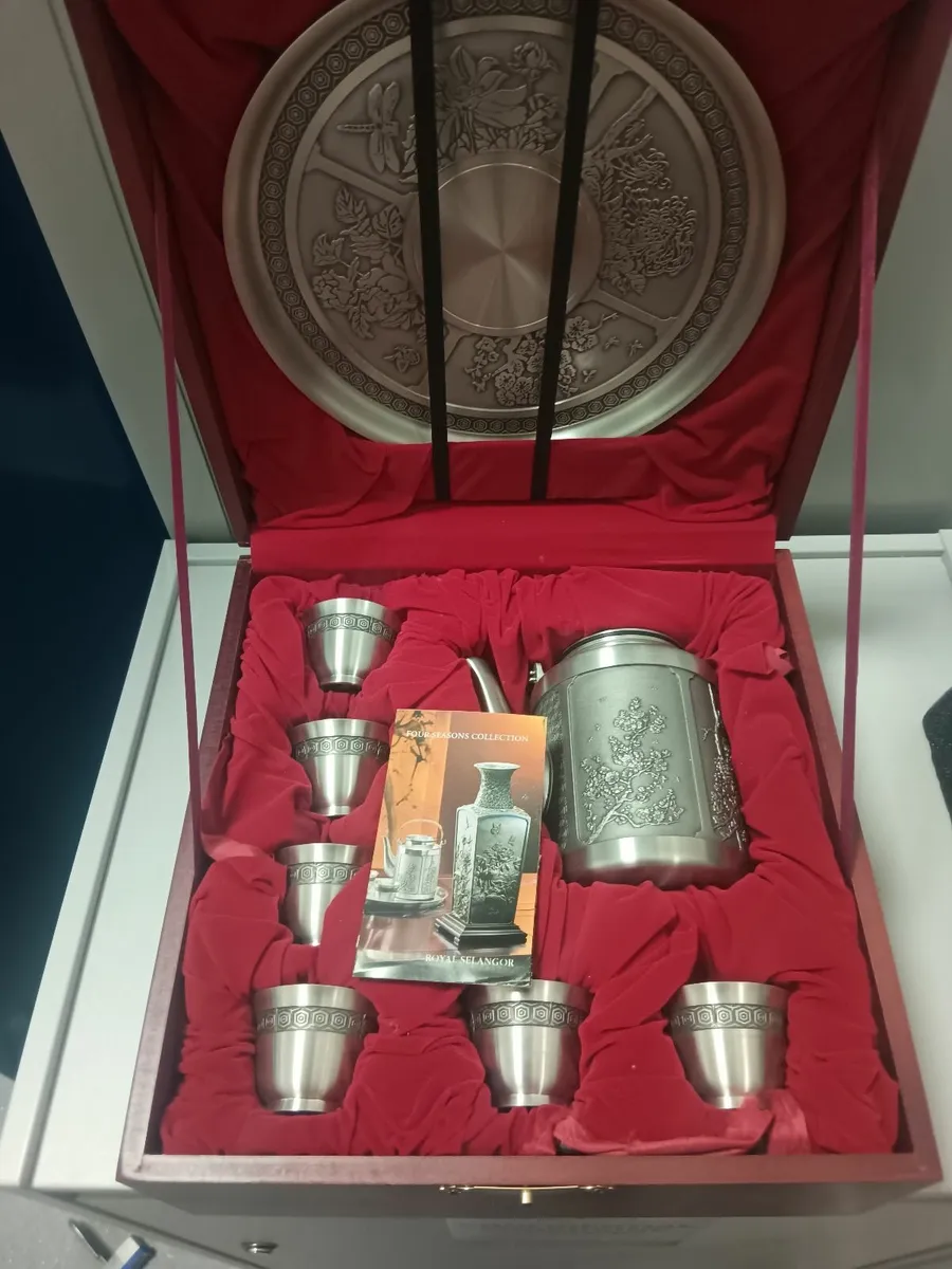 Pewter tea service - Image 1
