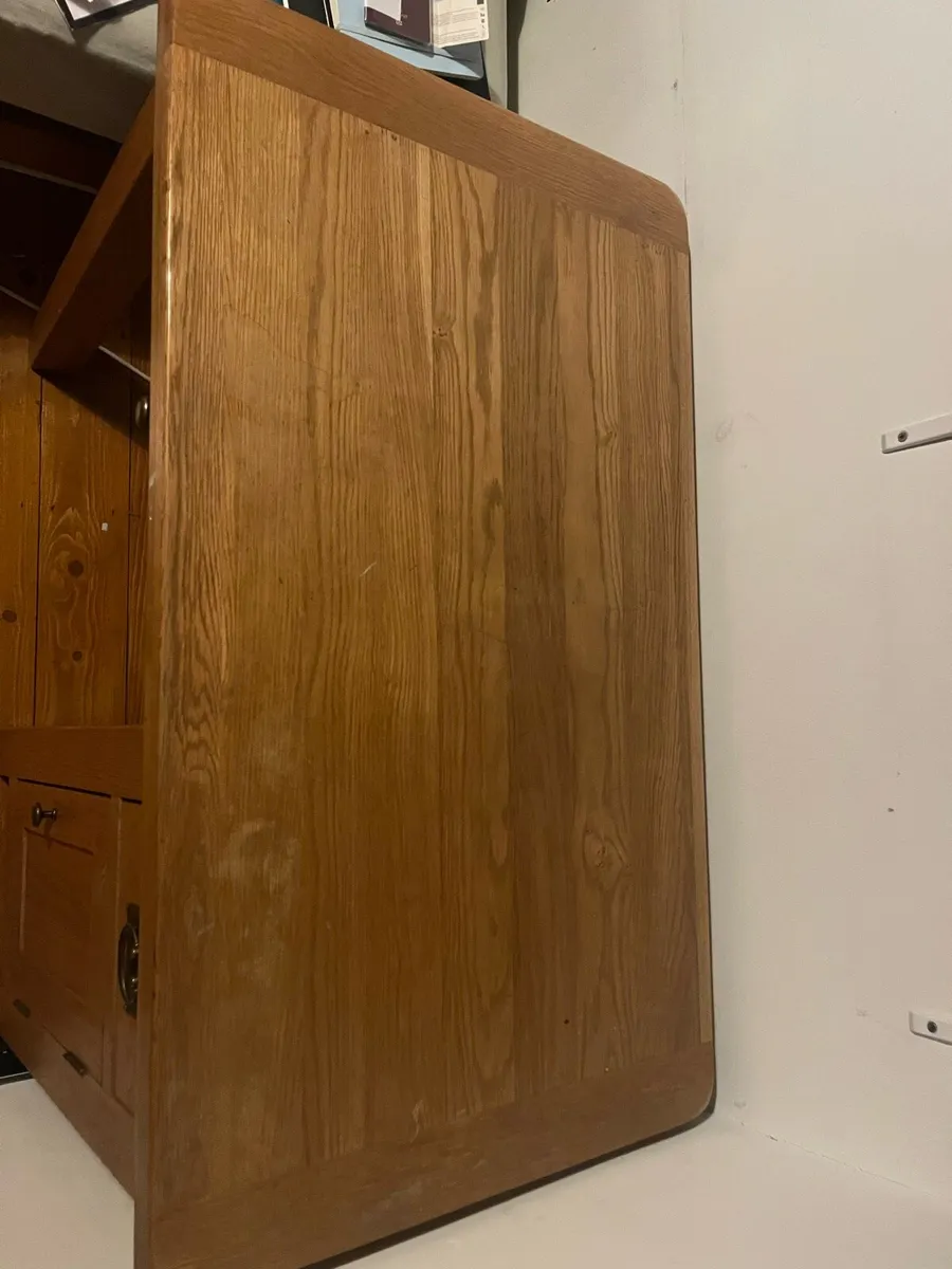 Solid Oak Desk - Image 4