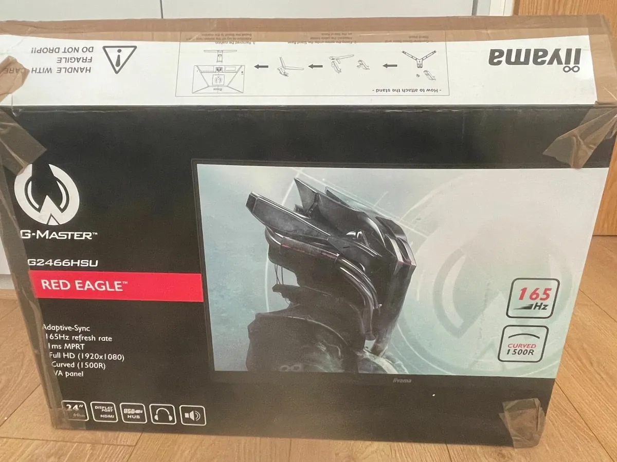 Curved 1500R 23.6 Inch LCD Monitor, Gaming, Office - Image 4