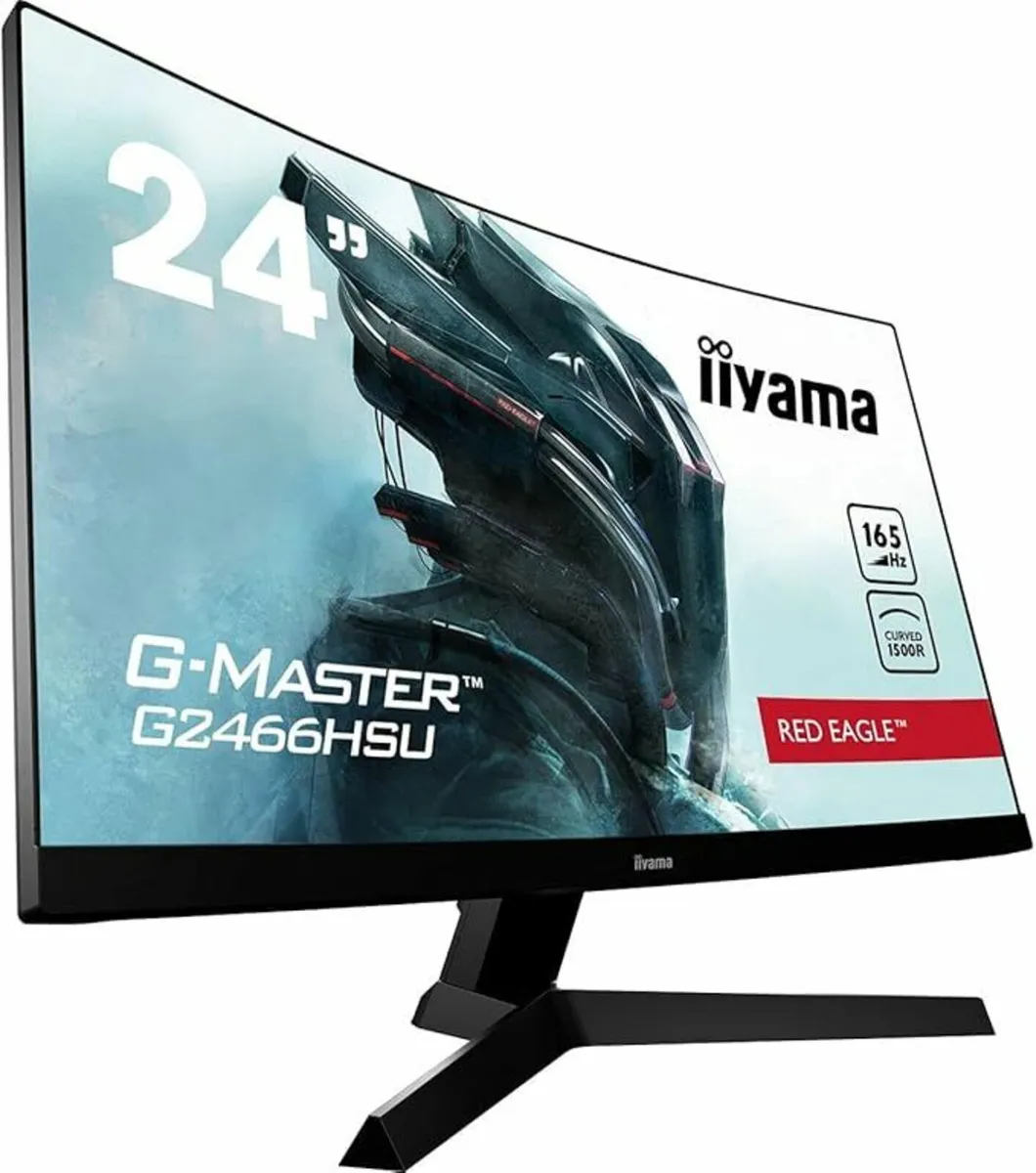 Curved 1500R 23.6 Inch LCD Monitor, Gaming, Office - Image 1