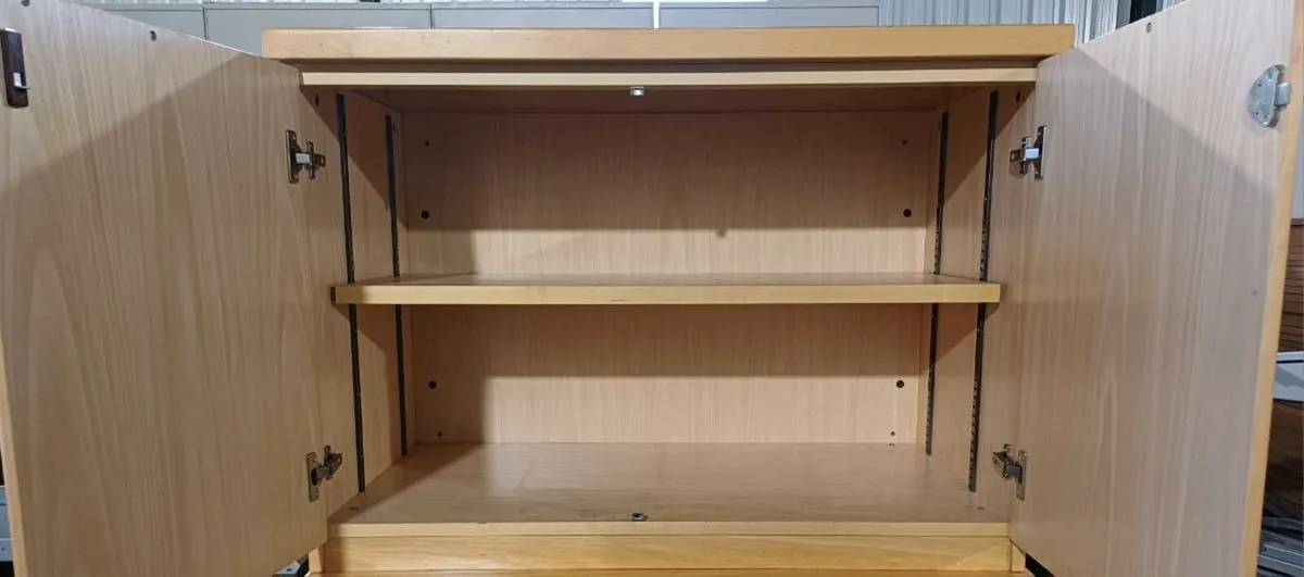 Maple Two Door Wooden Cabinet - Image 2