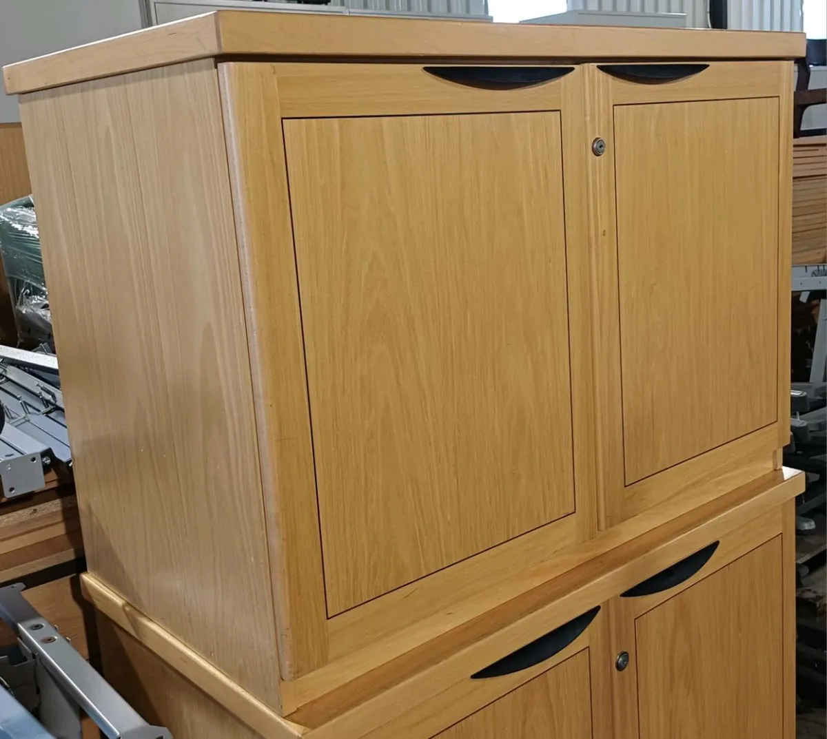 Maple Two Door Wooden Cabinet - Image 3