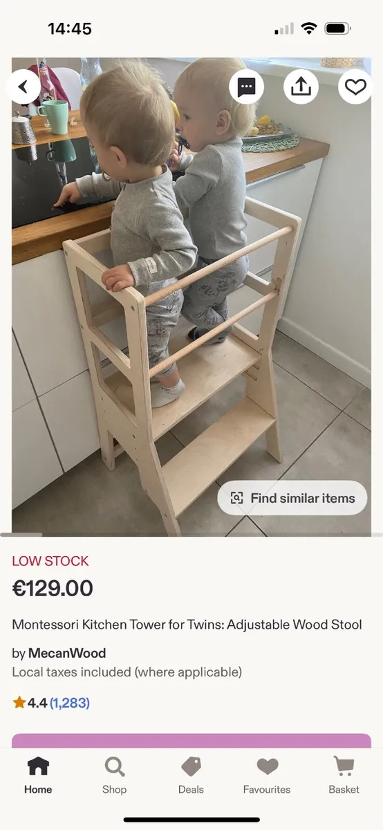 Double Learning Tower/ Kitchen Helper - Image 2