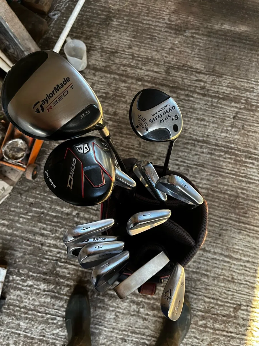 Golf clubs and bag - Image 3