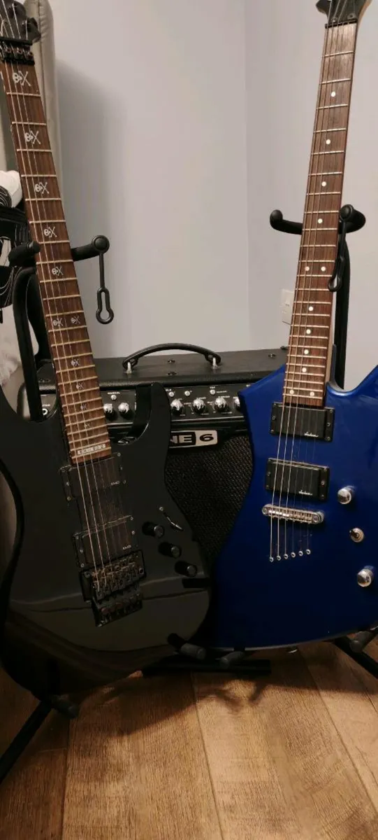 Ltd esp kh 602 lead guitar Jackson guitar and line - Image 2