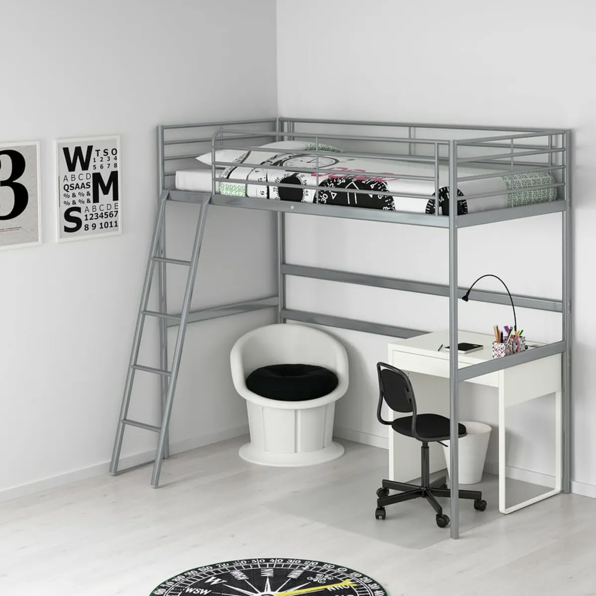Single loft bed IKEA - Image 2