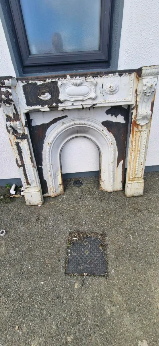 Cast iron fireplace