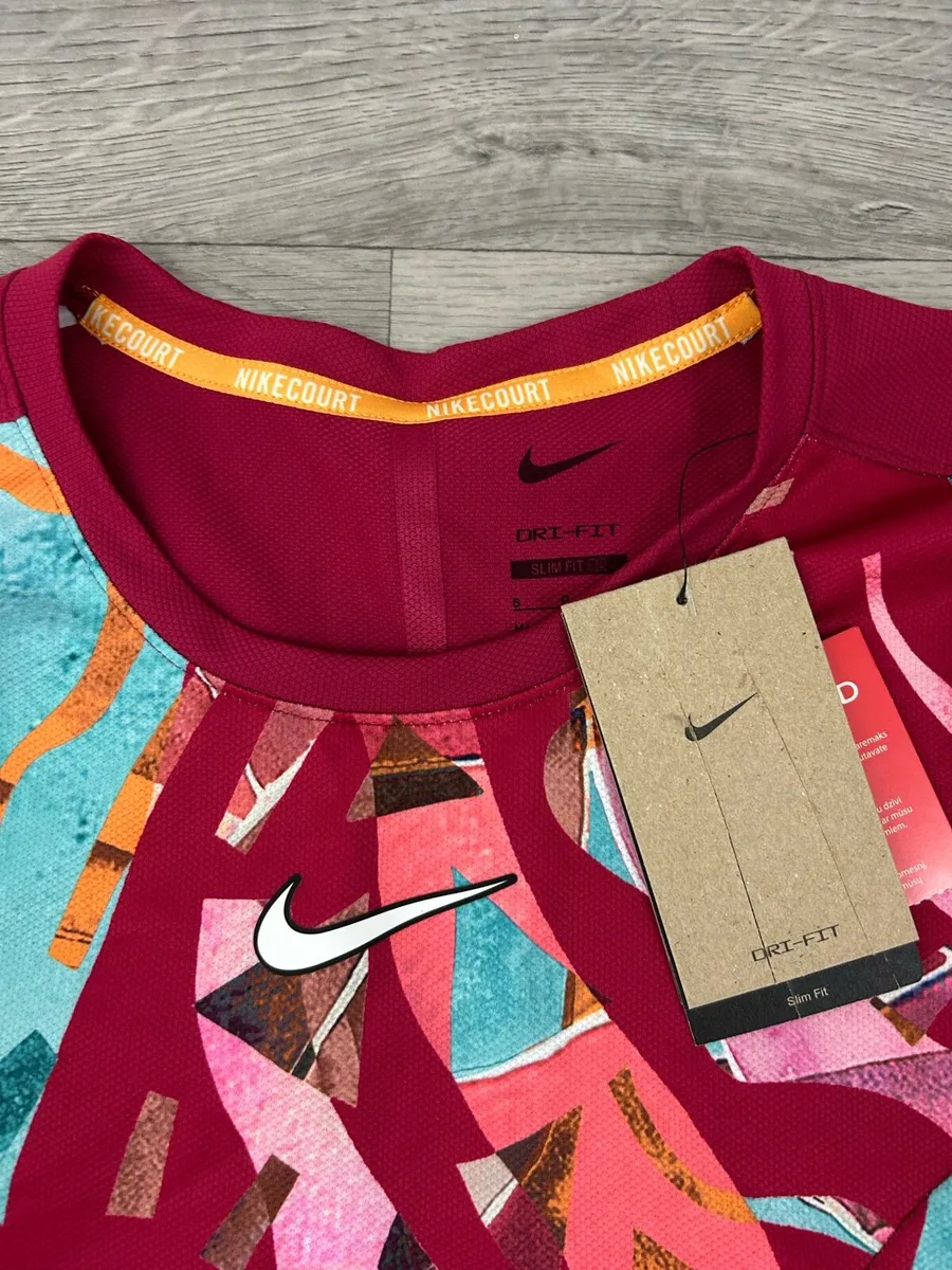 NEW Nike Court Advantage Tennis Shirt Mens Small - Image 3