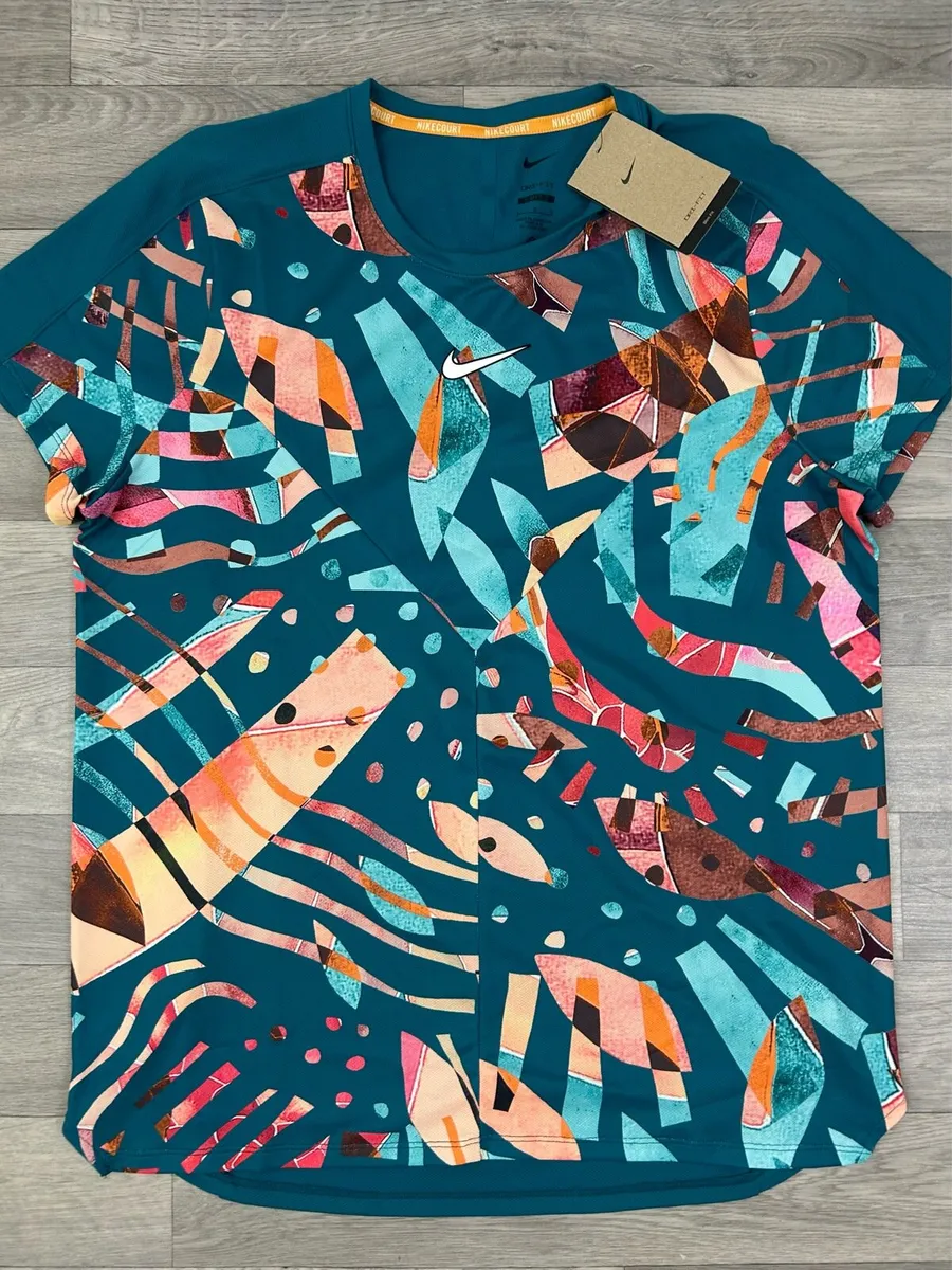 NEW Nike Court Advantage Tennis Shirt Mens L - Image 2