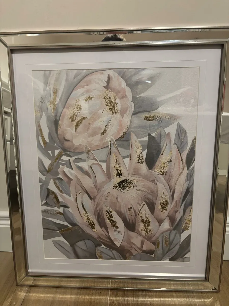 Mindy brown framed prints pair - Image 4