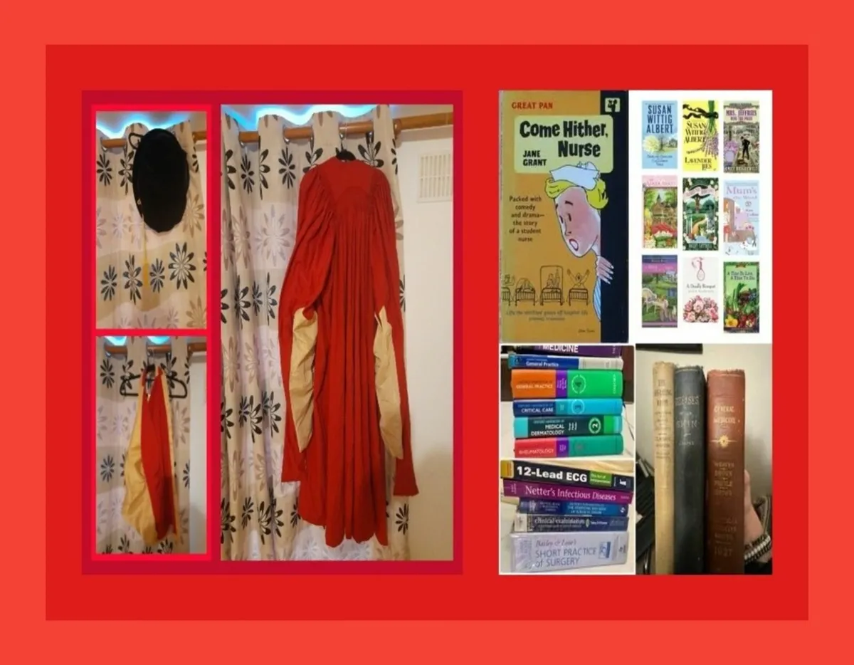 University Graduation Costume Dr PhD Doctor +Books - Image 1