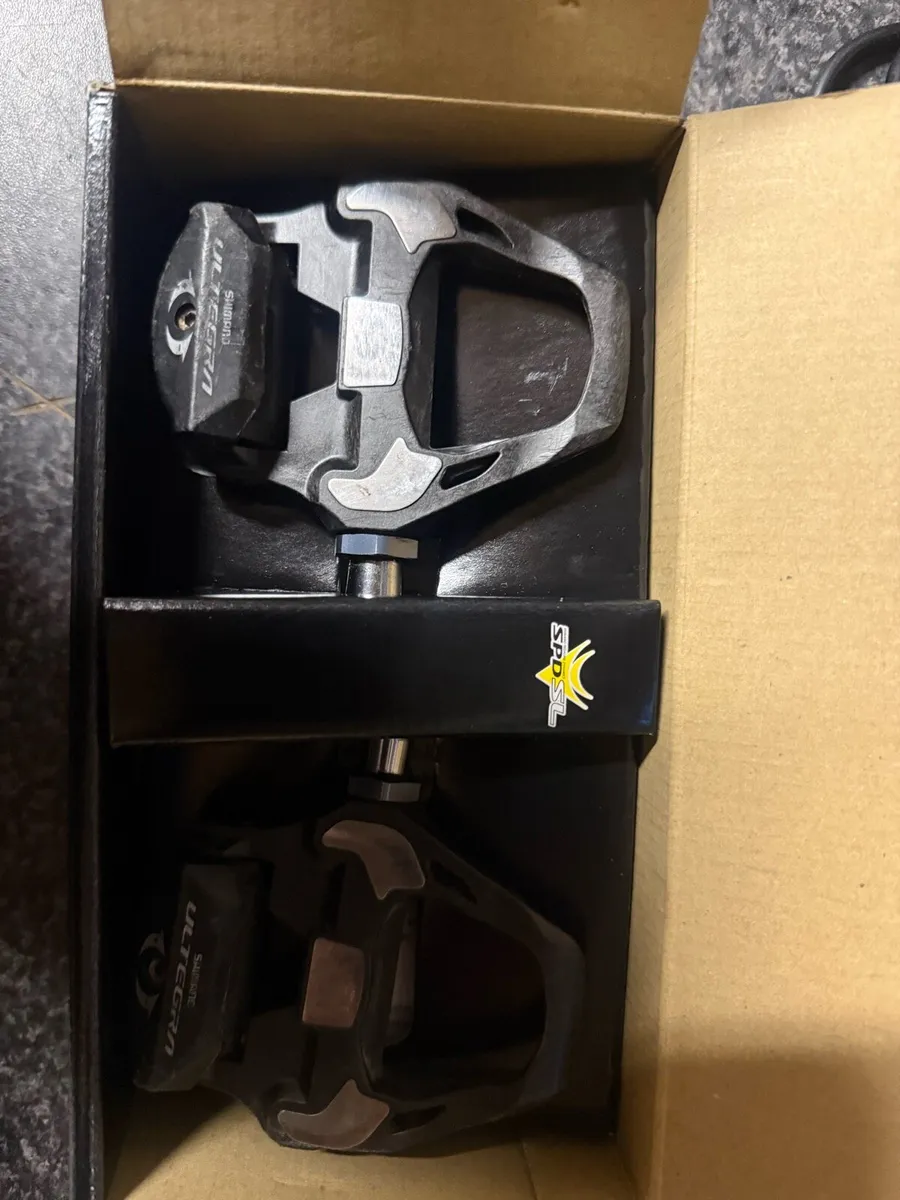 shimano peddles ,and 2  trek stems , - Image 3