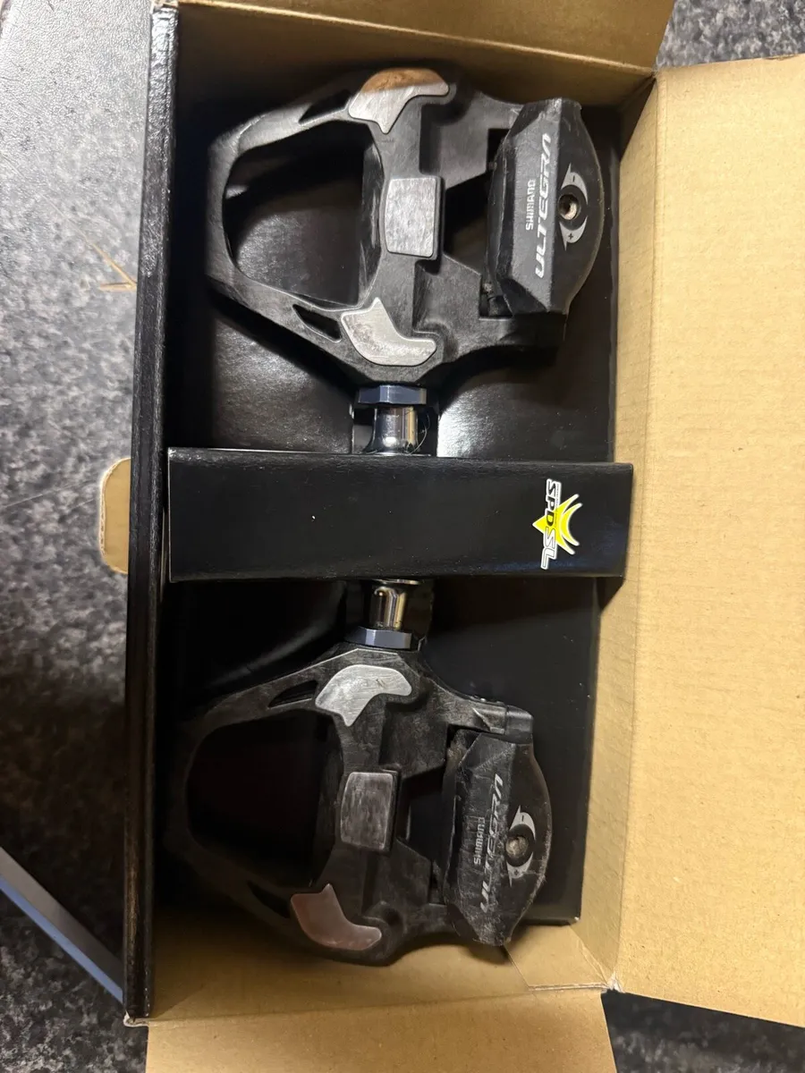 shimano peddles ,and 2  trek stems , - Image 4