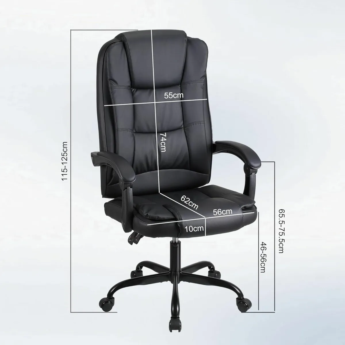 High-back ergonomic office swivel chair gaming - Image 4