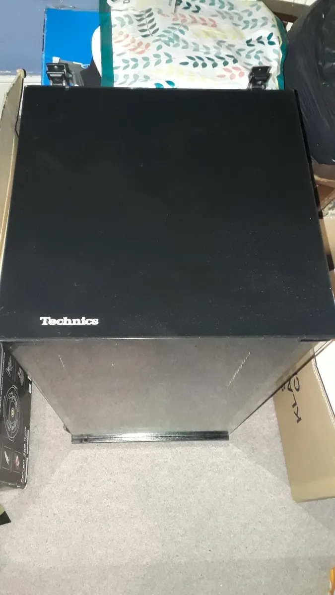 Vintage Technics Glass Cabinet - Image 1