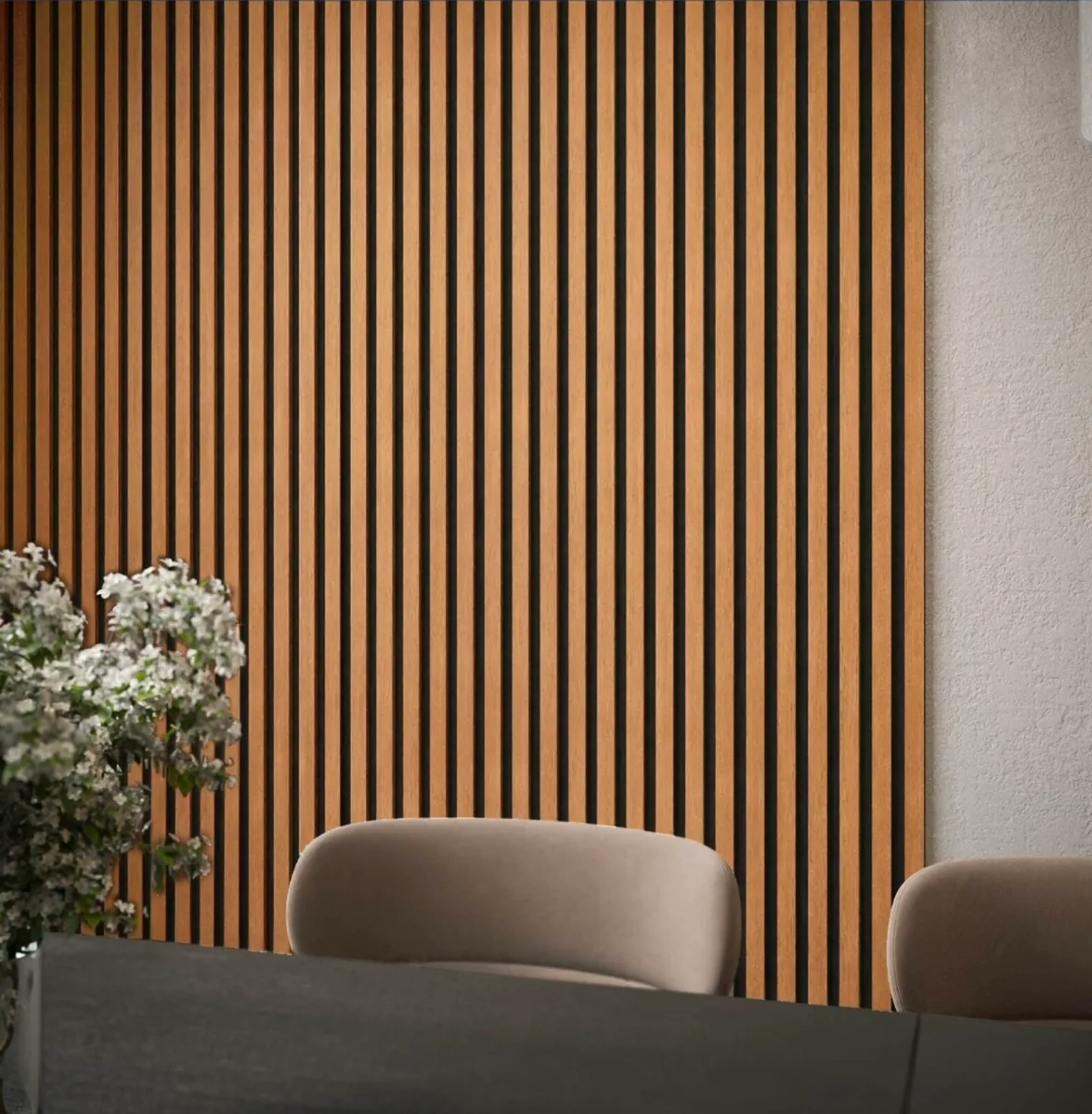 Oak Acoustic Wall Panel - 240cm x 60cm - Delamere - Image 2