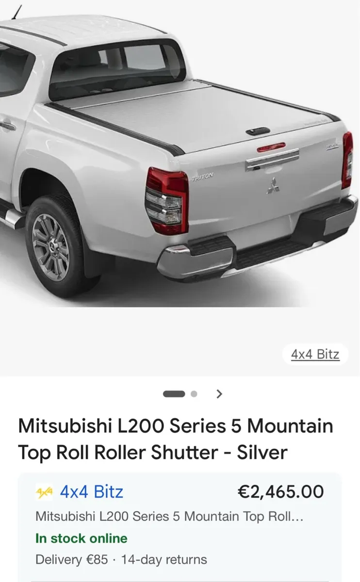 Roller shutter for Mitsubishi L200 - Image 2