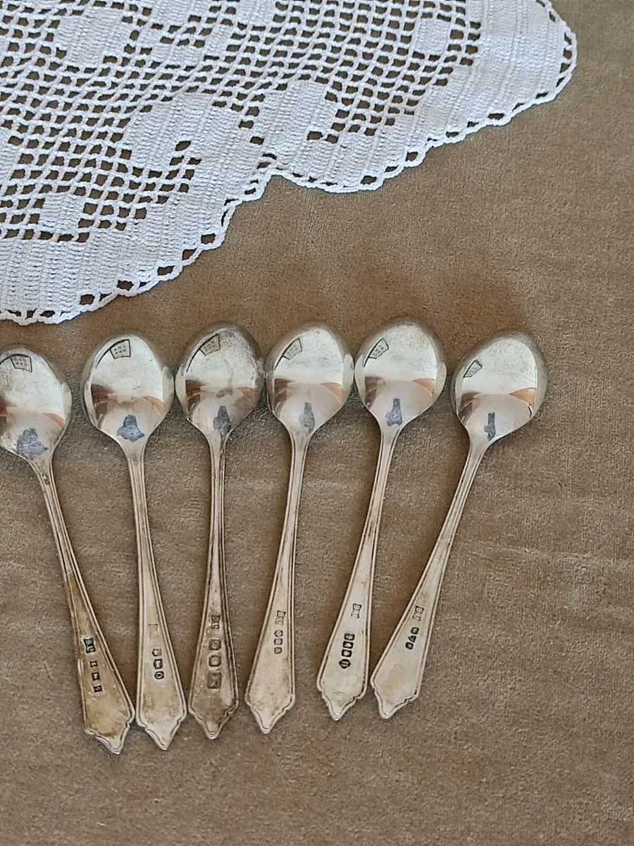 Vintage Sterling silver tee spons from 1956 - Image 3
