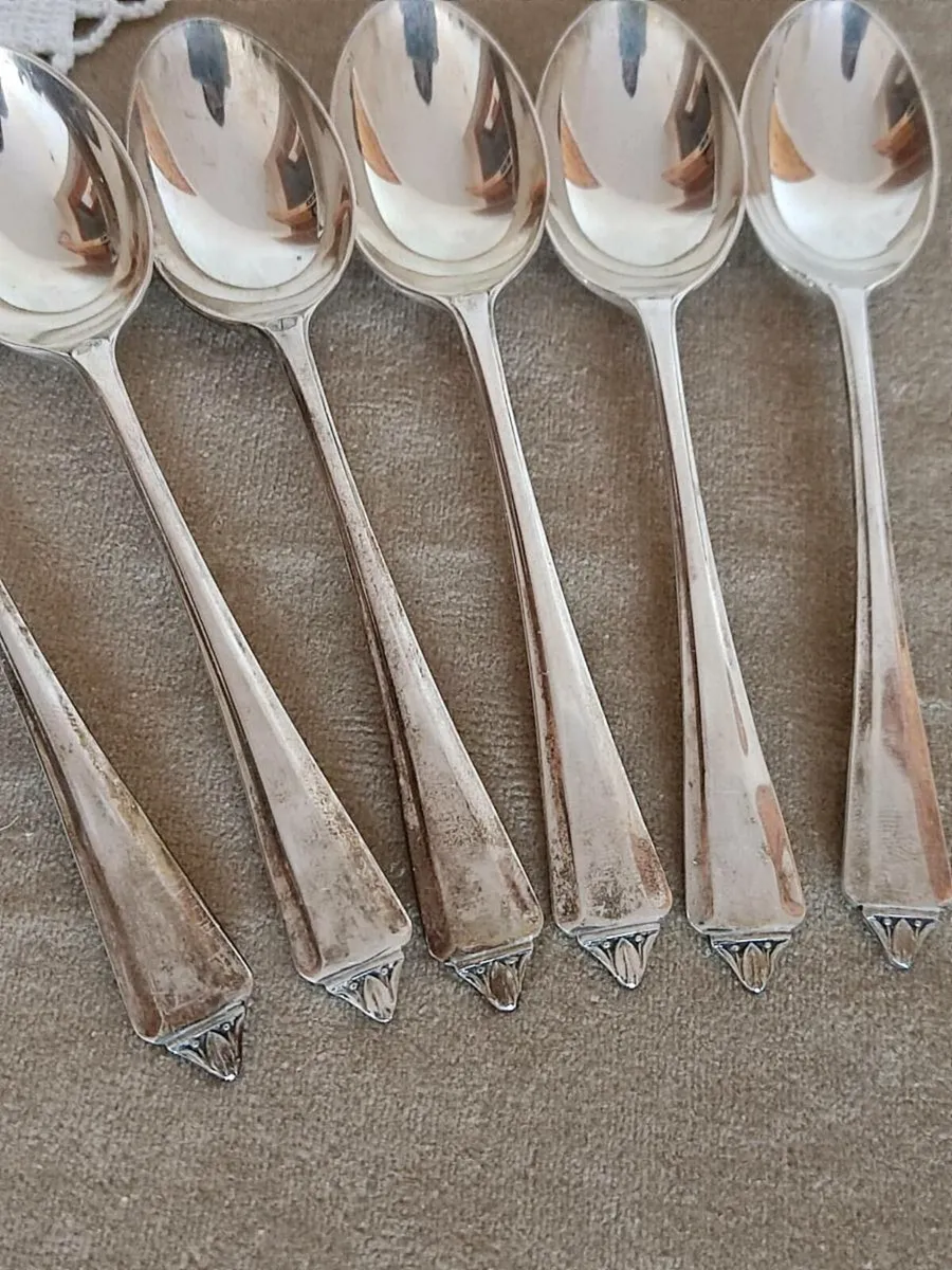 Vintage Sterling silver tee spons from 1956 - Image 4