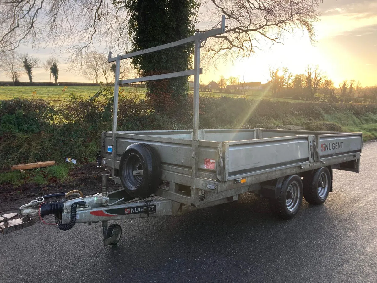 2021 Nugent 12x6’7  Dropsides Trailer NO VAT - Image 1