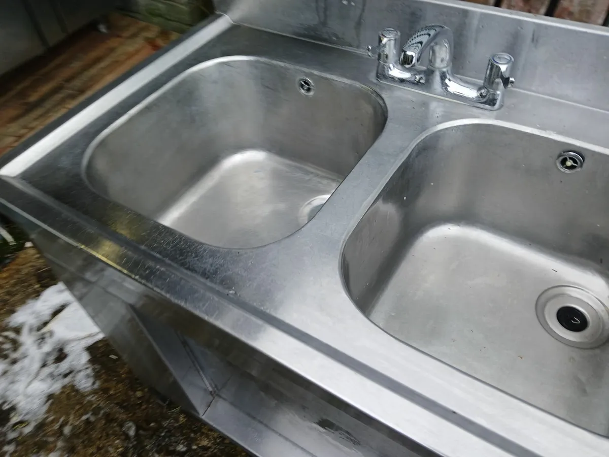 Staneless steel cabbinet sink unit complete - Image 2