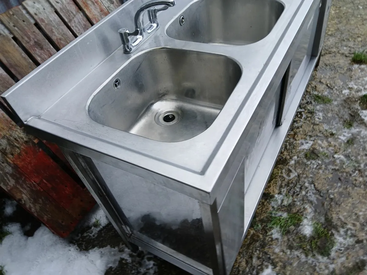 Staneless steel cabbinet sink unit complete.. - Image 2