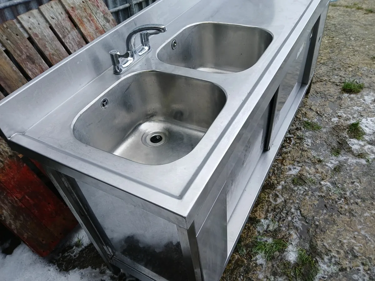 Staneless steel cabbinet sink unit complete.. - Image 4