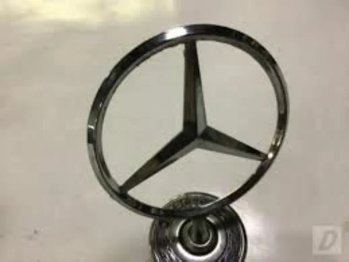 Vintage Antique Mercedes Merc Car Emblem Badge MB - Image 3