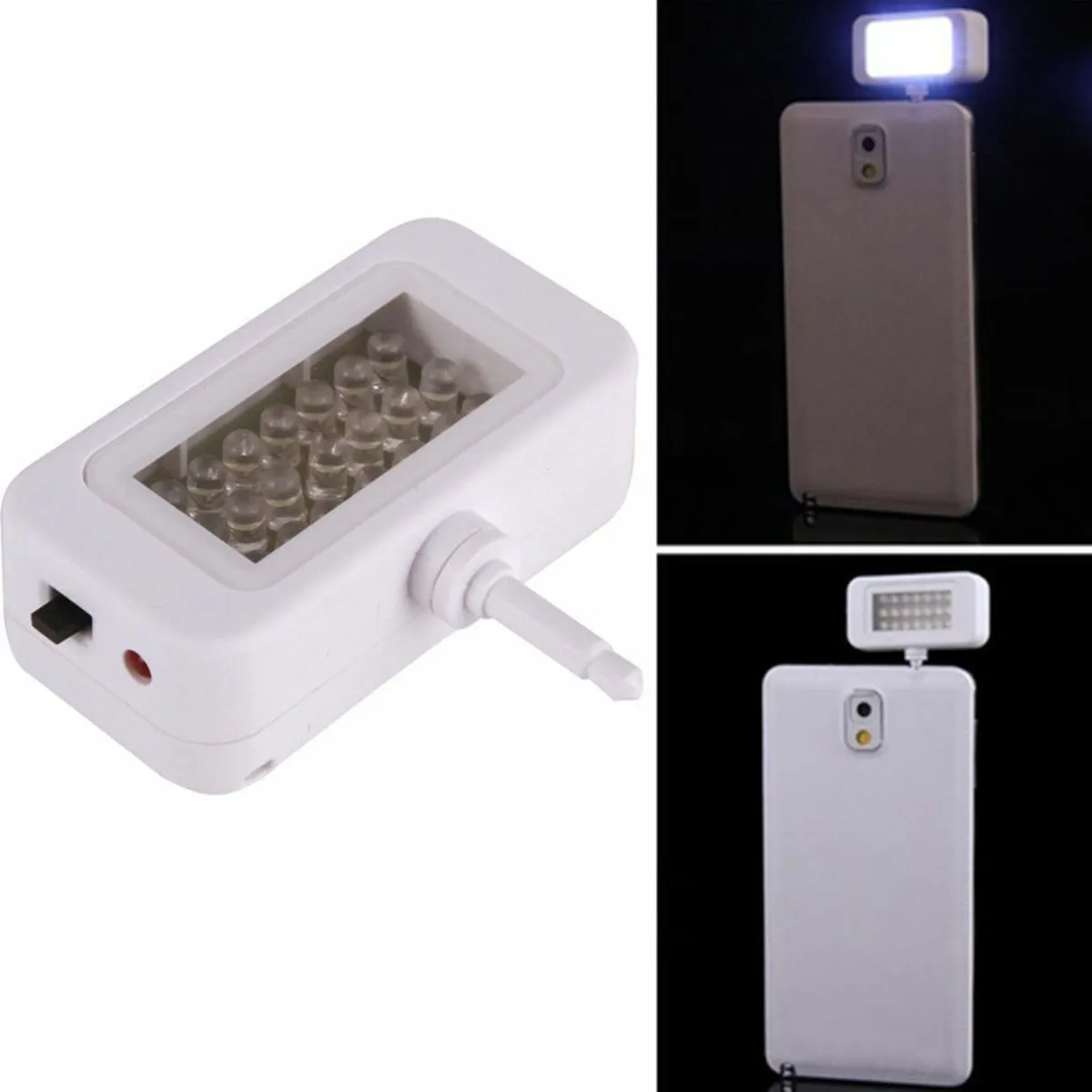LED-21 Smart Selfie Camera Flash Light 3.5mm Jack