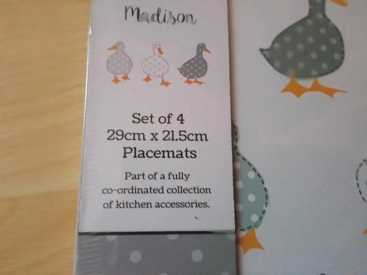 4 Placemats & 1 Glove - Image 2