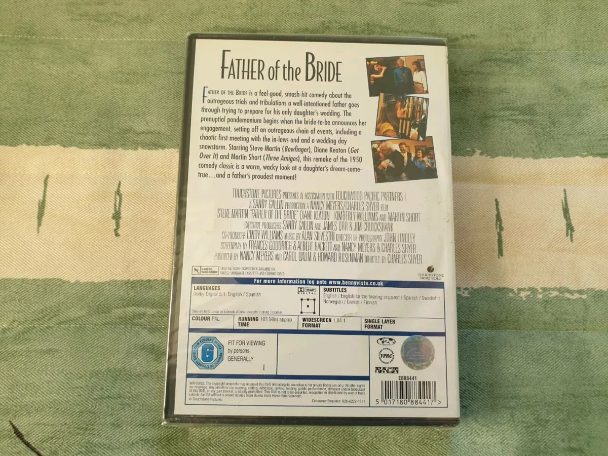 Father of the Bride DVD Steve Martin Diane Keaton - Image 2