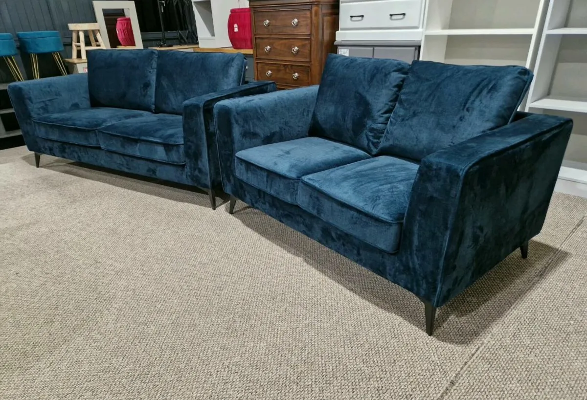 Brooklyn blue sofas - Image 1